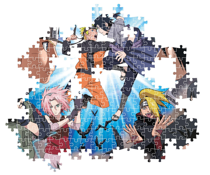 Clementoni Shippuden Shippuden-500, Horizontal, Fun for Adults, Manga, Anime, Made In Italy, Naruto Cube Colour, 500 Pieces, 35517