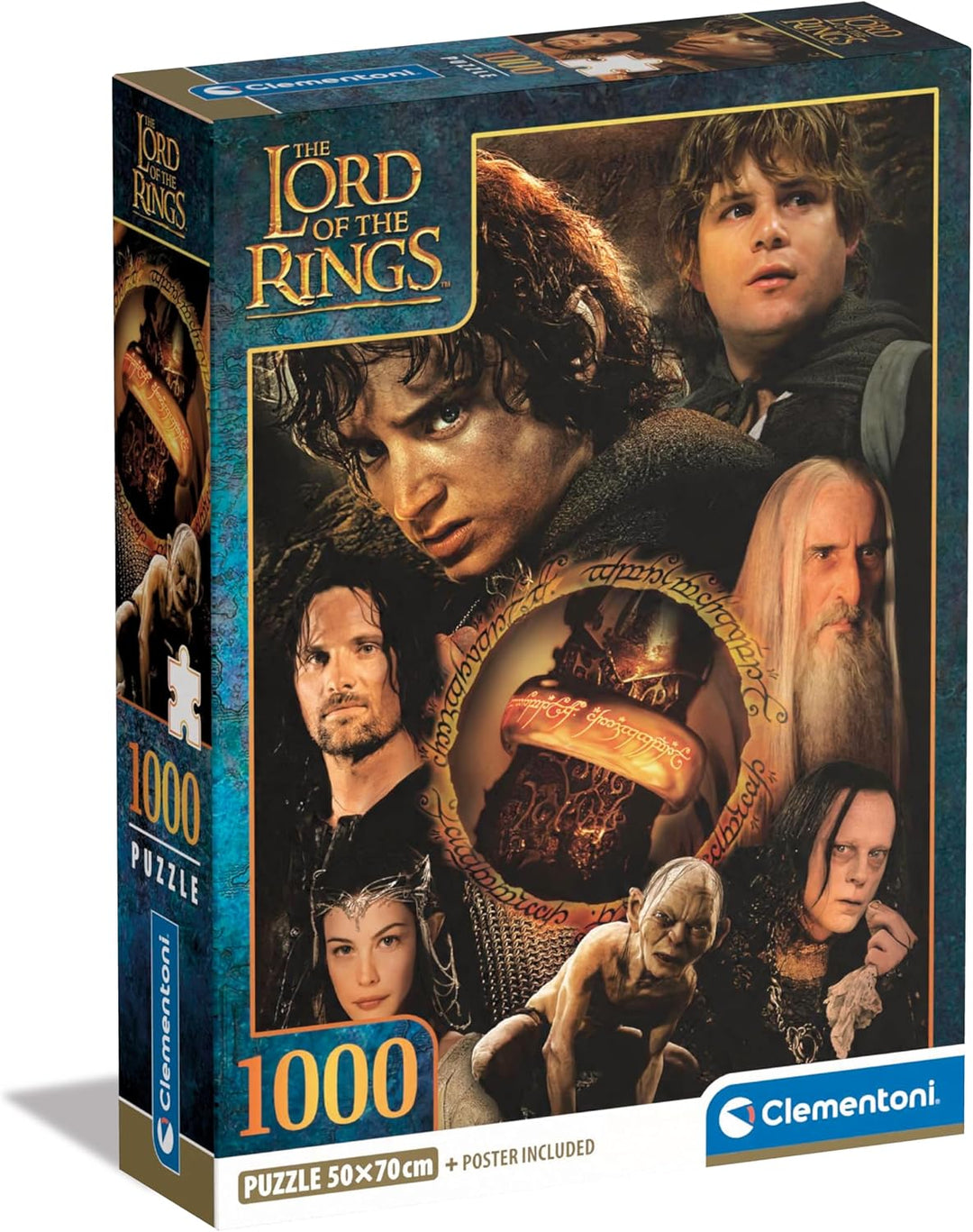 Clementoni Lord of the Rings Rings 1000-Piece Jigsaw Puzzle (39907)