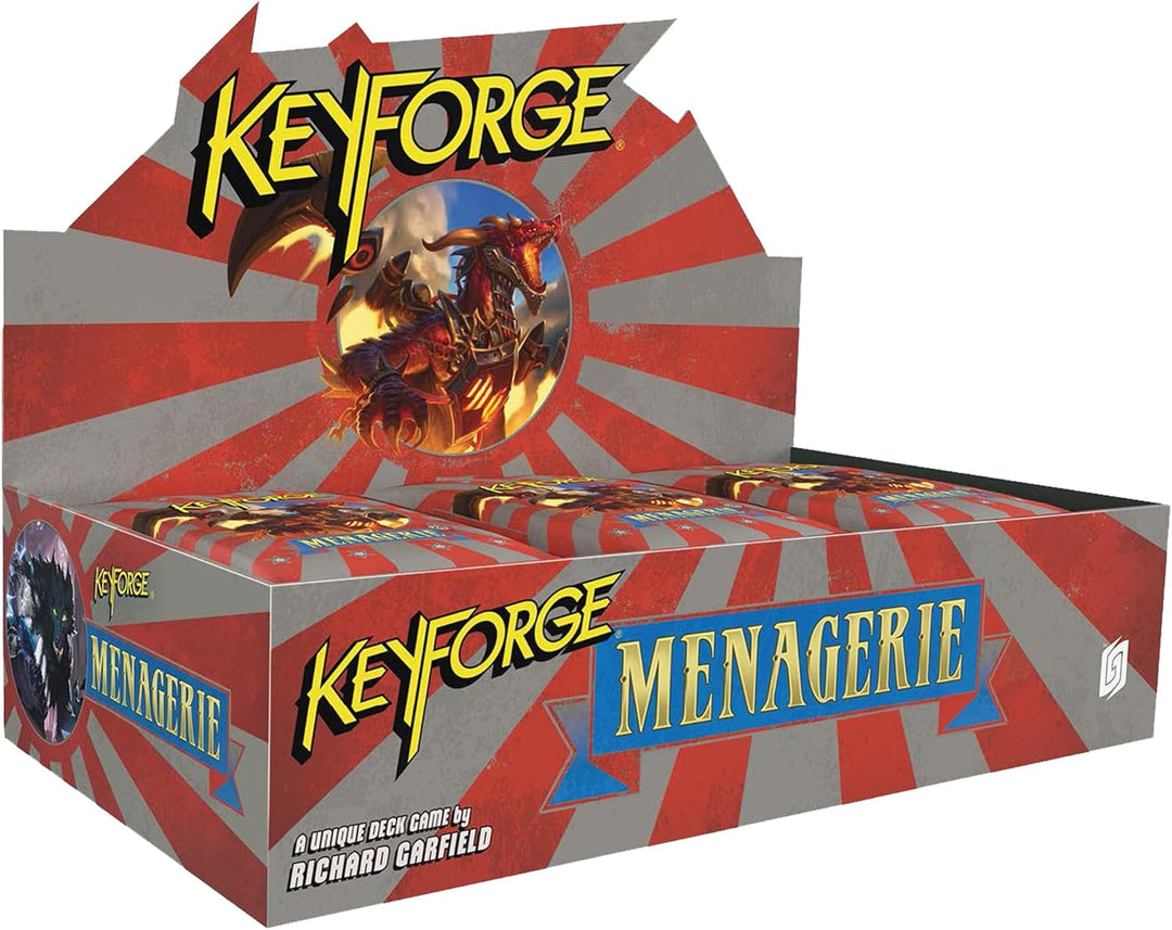 Ghost Galaxy KeyForge: Menagerie Deck Display (GXKFM01D) - 12 Unique Themed Decks for Casual Play