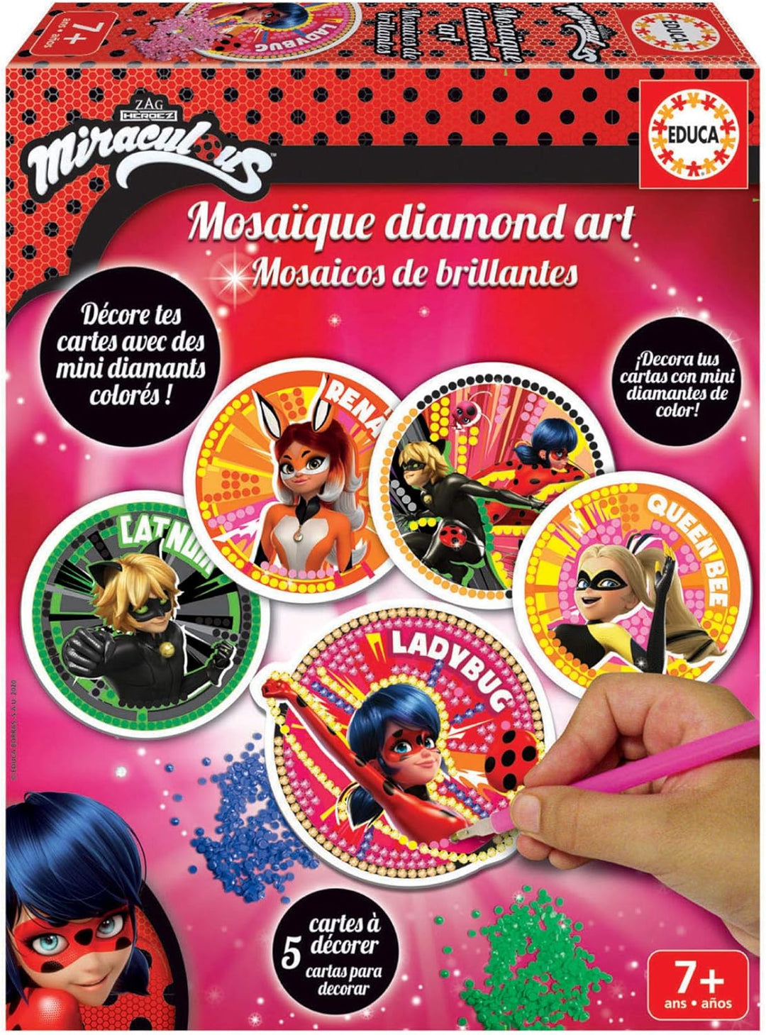 Educa Loisirs Cr�atifs. Mosa�que � partir des 7 ans Miraculous Ladybug Creative