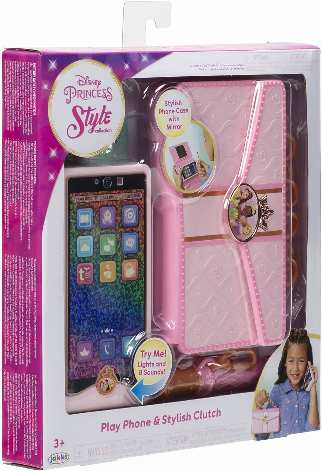 Disney Princess Style Collection Play Phone & Stylish Clutch (221314)