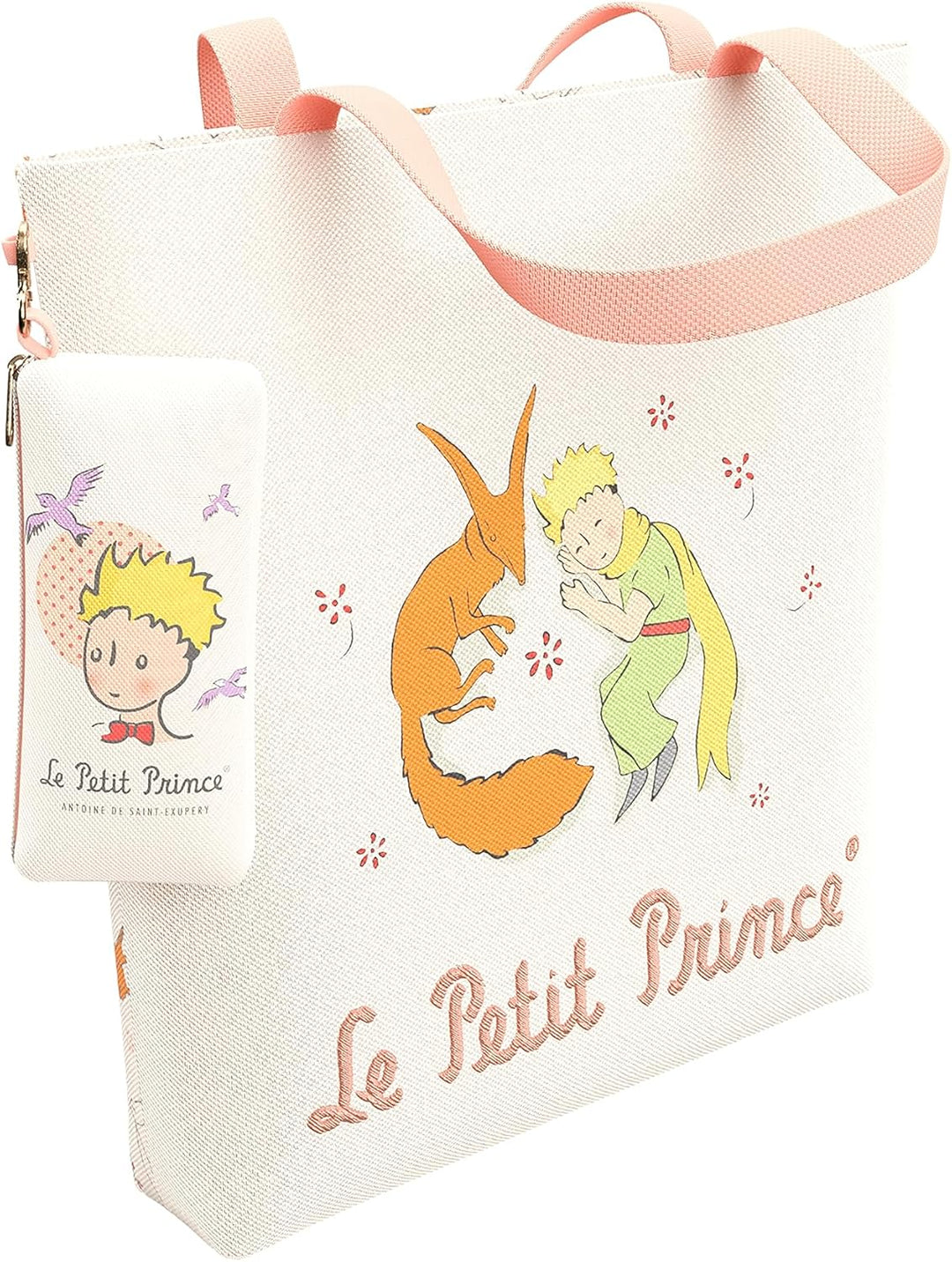 CYPBRANDS Unisex Kid's Handbag with Coin Purse-Little Prince Fox Collection Bag,