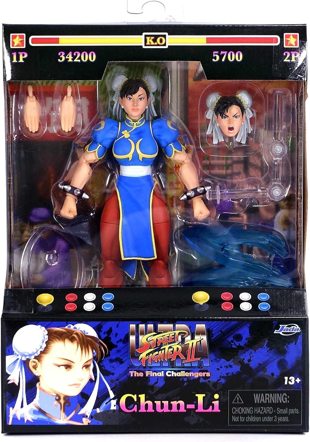 Jada Street Fighter Deluxe Collector Series - Chun-Li 6" Action Figure (253252026)