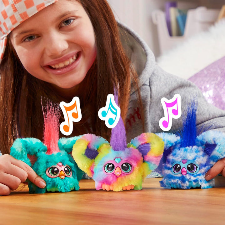 Furby Furblets Ooh-Koo Mini Friend, 45+ Sounds, Rock Music & Furbish Phrases, El