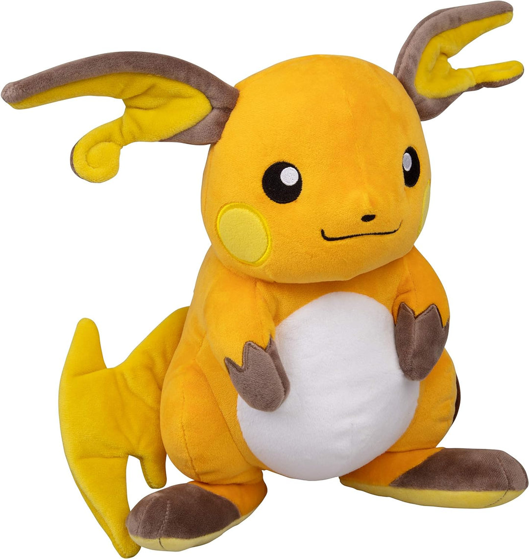 Pokémon Plush - Raichu 30 cm - Soft & Cuddly Stuffed Animal for Kids 0-12 Years