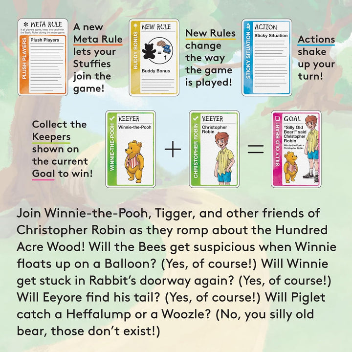 Looney Labs Hundred Acre Woods Fluxx Card Game (LOO130)