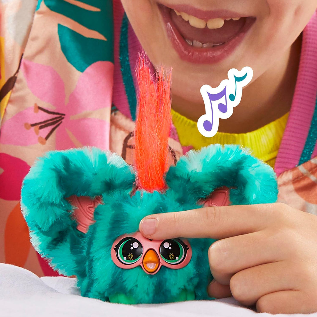 Furby Furblets Mello-Nee Mini Friend, 45+ Sounds, Summer Chill Music & Furbish P