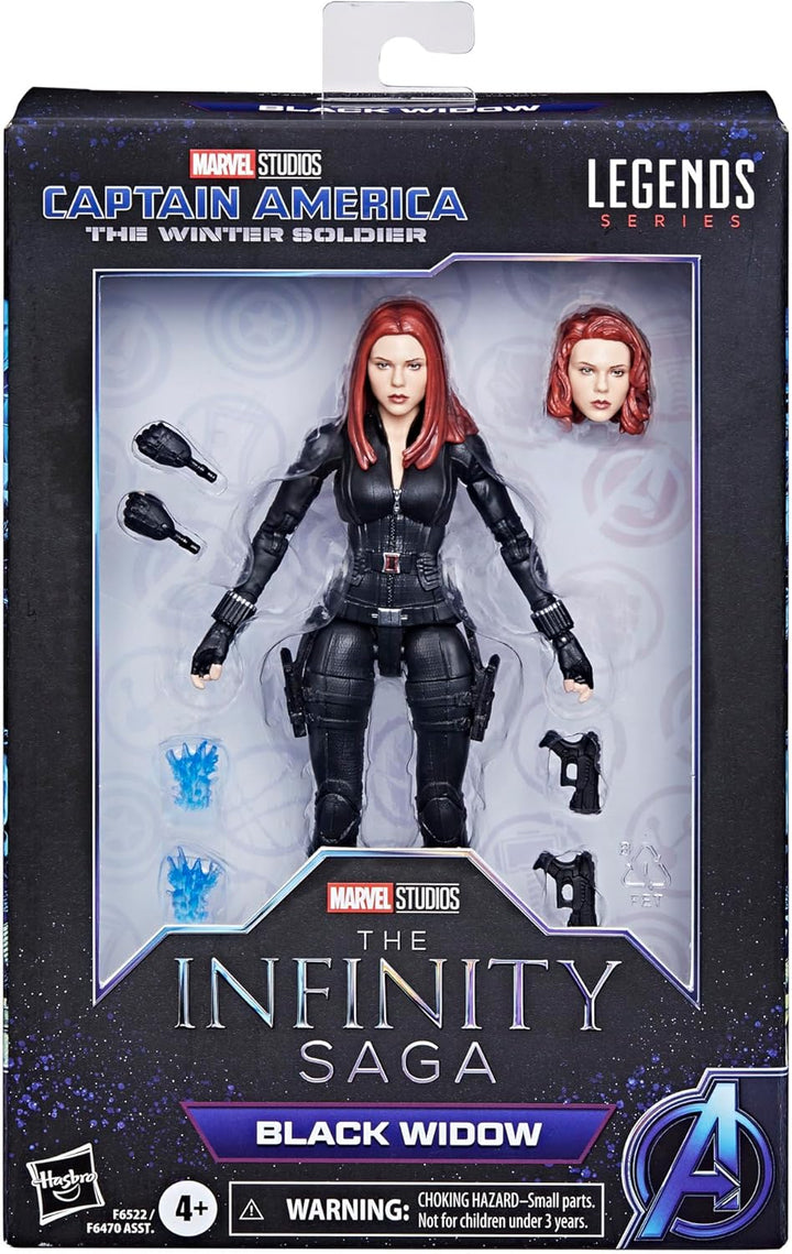 Marvel Legends Series Black Widow Action Figure - Captain America: The Winter Soldier Collectible 6-Inch Figure by Hasbro