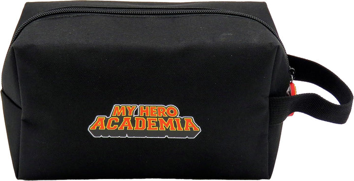 CYPBRANDS My Hero Academia Toiletry Bag, Black/White, Standard, Travel Accessories