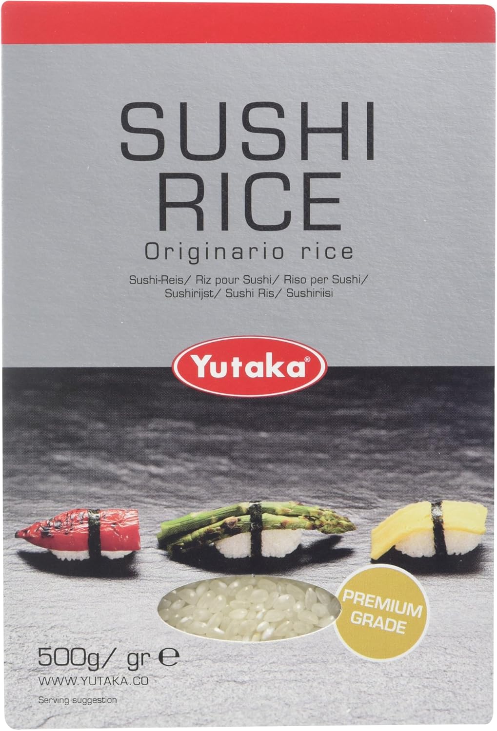 Yutaka Sushi Rice 500g - Premium Grade Short Grain Rice for Perfect Sushi