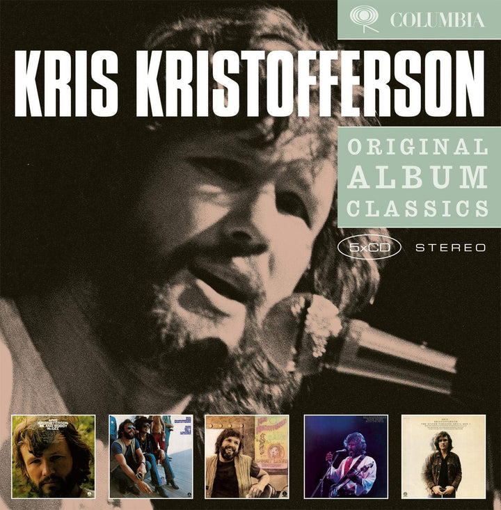 Original Album Classics - Kris Kristofferson 5-CD Box Set with Mini LP Artwork