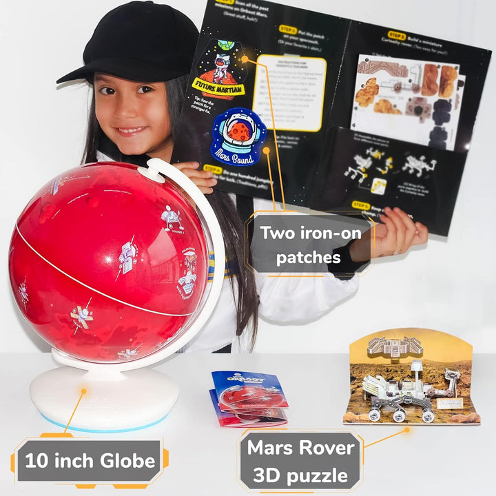 PlayShifu Orboot Mars Interactive Globe - AR-Powered Space Exploration for Ages 6-12