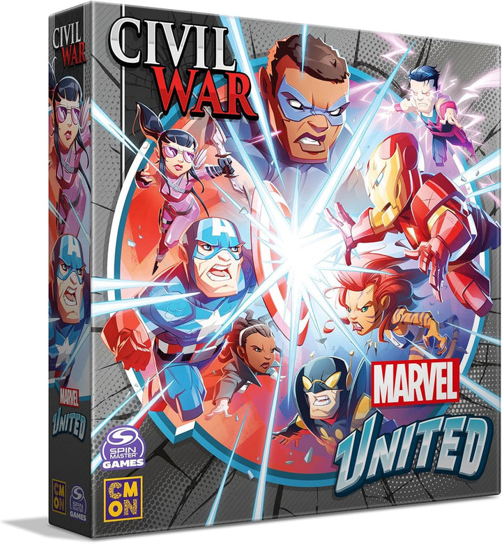 CMON Marvel United: Civil War Expansion Tabletop Miniatures Strategy Game (CMNMUN017)