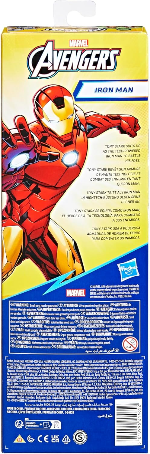 Marvel Avengers Titan Hero Series Iron Man 12” Action Figure