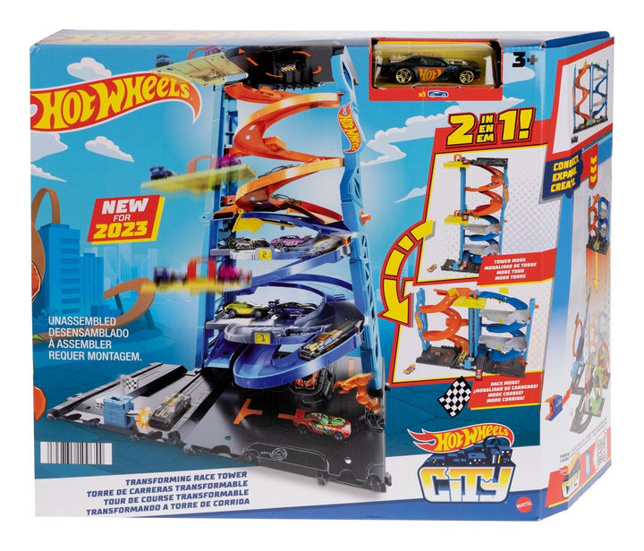 Hot Wheels City Transforming Race Tower-Set