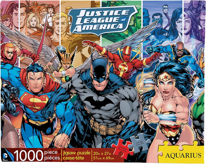 Aquarius DC Comics Justice League of America - Justice League 1000-Piece Jigsaw Puzzle (65231)