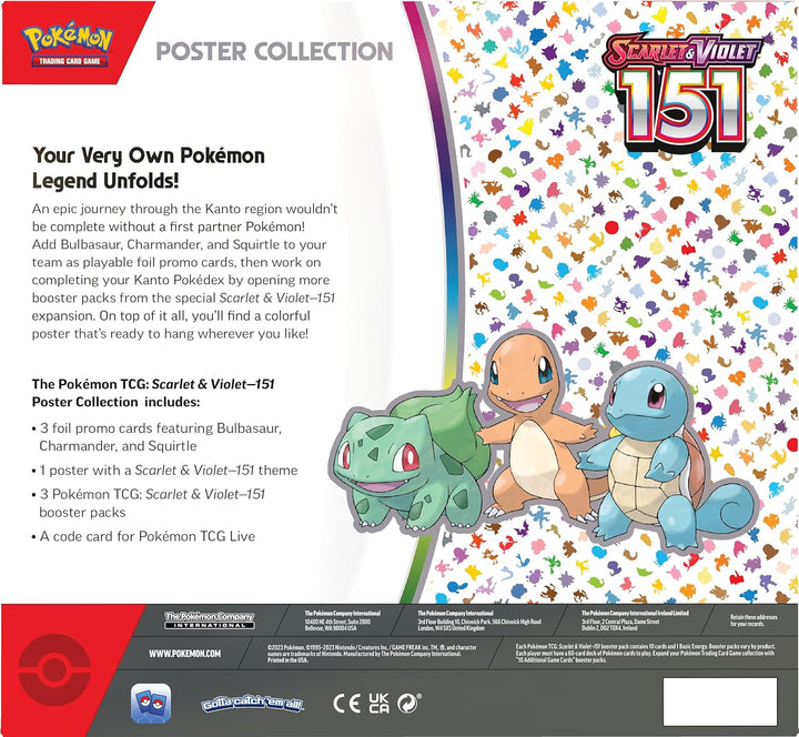 Pokemon TCG: Scarlet & Violet 151 Poster Collection