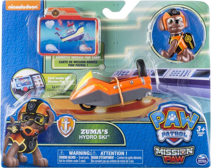 Paw Patrol Mission Mini Vehicle - Zuma Hydro Ski - Rescue Adventure for Ages 3+