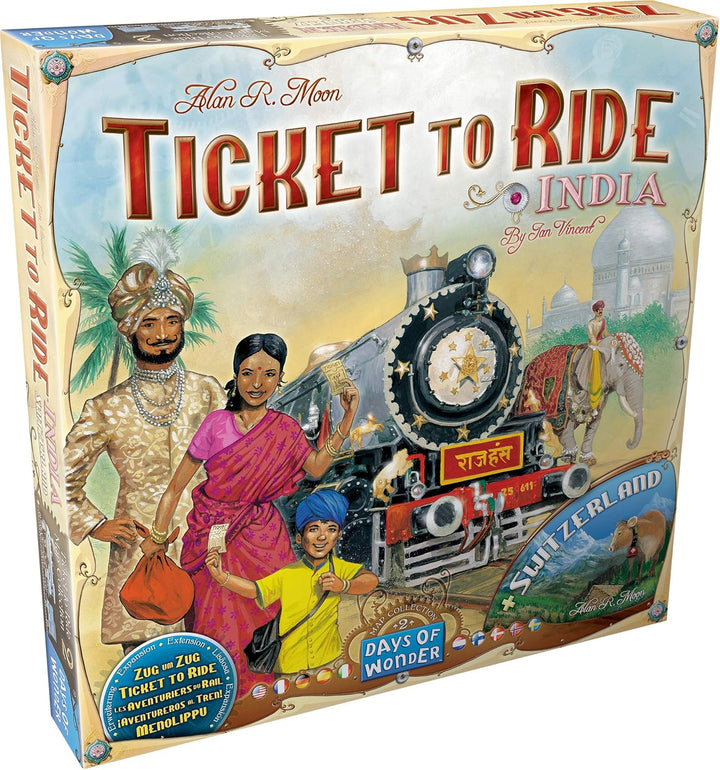 Days of Wonder Ticket to Ride India Board Game Expansion (DO7214)