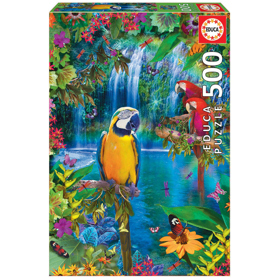 Educa Borras 15512 Tropical Bird Puzzle - 500-Piece Jigsaw for Ages 3+