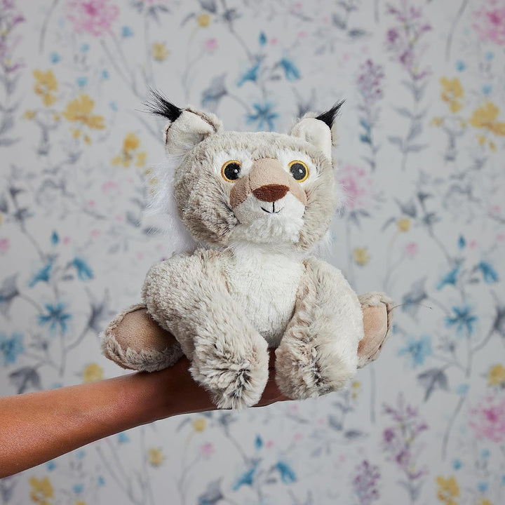 Warmies - Fully Heatable Bobcat Cuddly Toy with French Lavender Scent