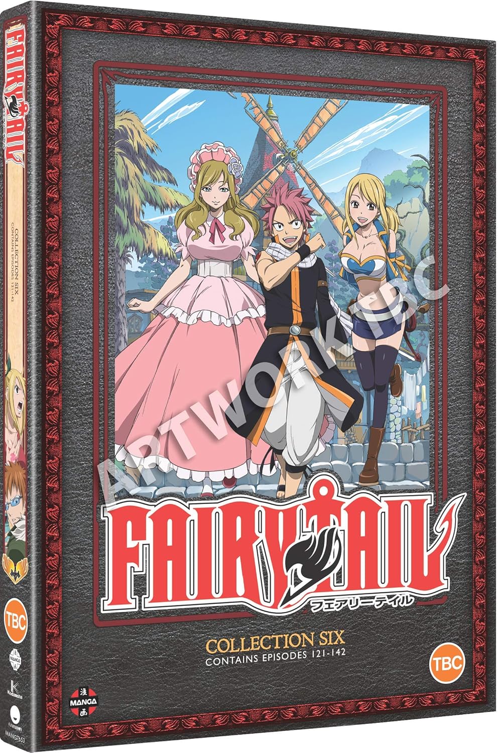 Fairy Tail Collection 6 (Episodes 121-142) - Anime DVD with English & Japanese Audio