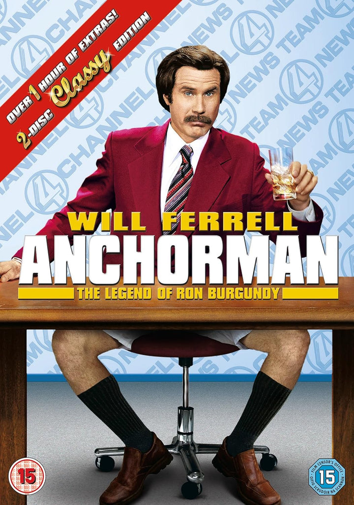 Anchorman - The Legend of Ron Burgundy (2004) - DVD Theatrical Cut (Region 2)