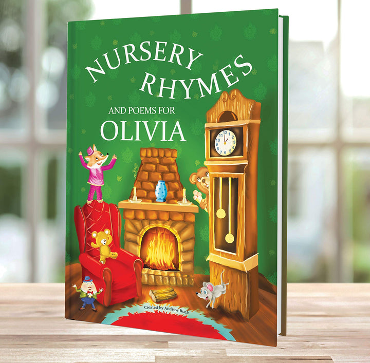 Personalised Baby Book of Nursery Rhymes - My Magic Name (Hardcover, Illustrated Edition)