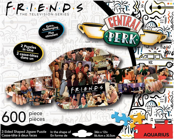 Aquarius Friends Central Perk - Double-Sided 600-Piece Jigsaw Puzzle (75029)