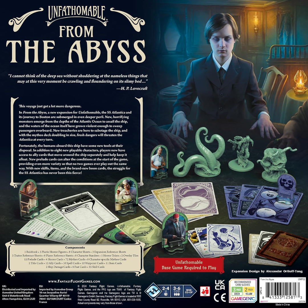 Fantasy Flight Games Unfathomable: From The Abyss Expansion Board Game (FFGUNF02)