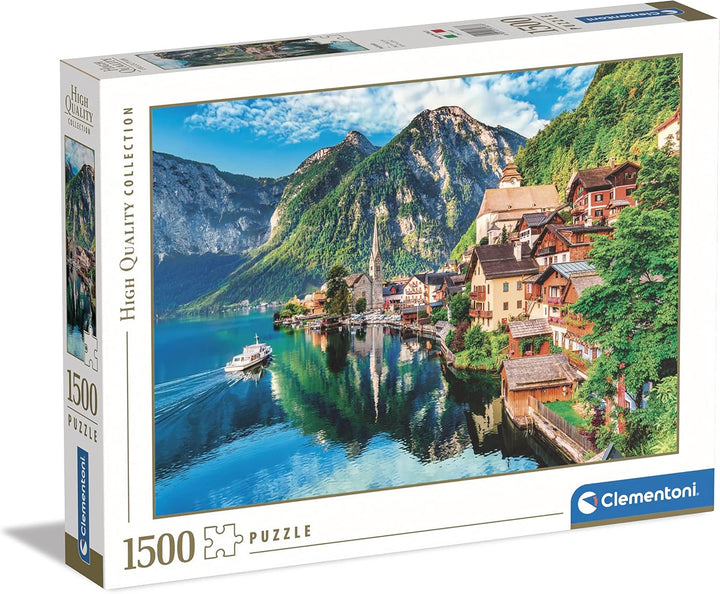 Clementoni 31687 Hallstat 1500pcs Collection Hallstatt 1500 Pieces, Made in Ital