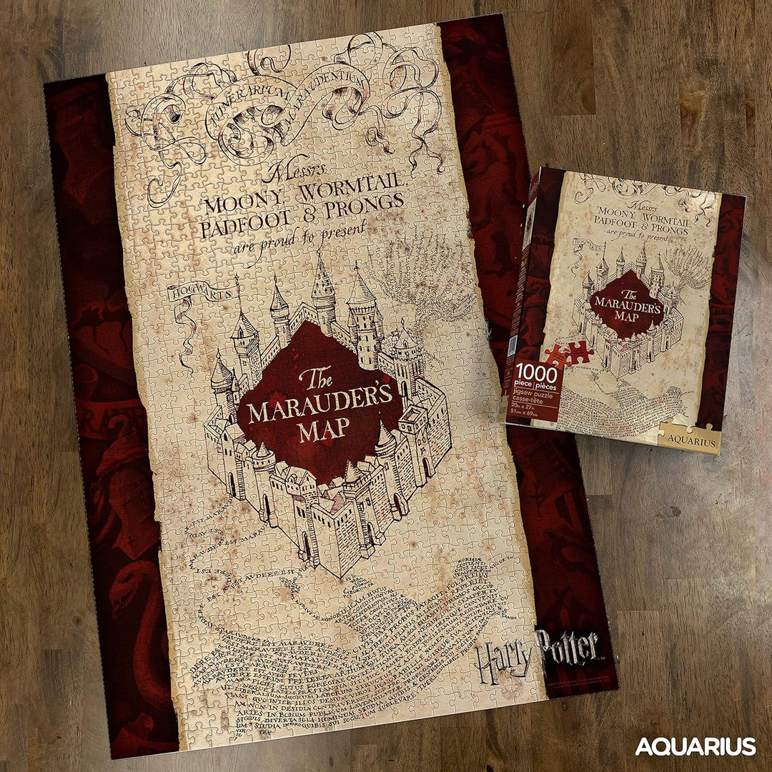 AQUARIUS Harry Potter Marauder's Map Jigsaw Puzzle - 1000 Piece Collectible Puzzle (65284)