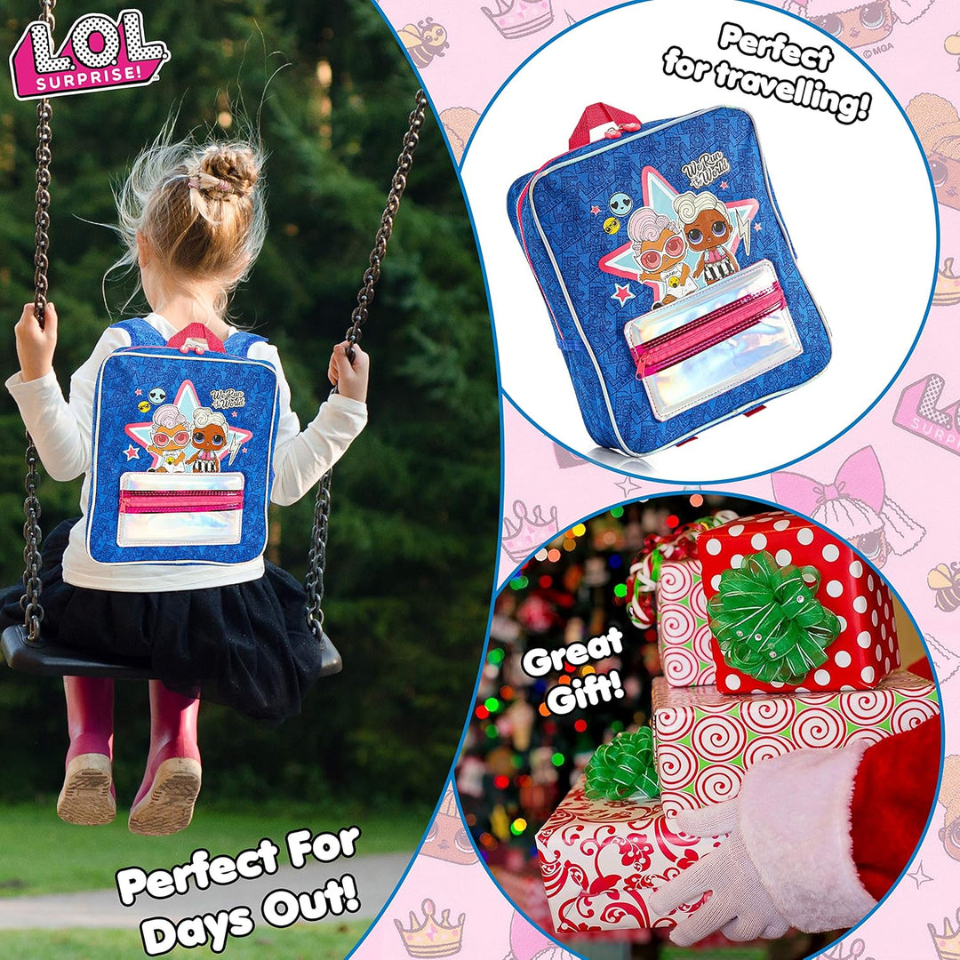 LOL SURPRISE Unisex Pocket Backpack, Leisure and Sportwear, Multicolor (NI-420-050)