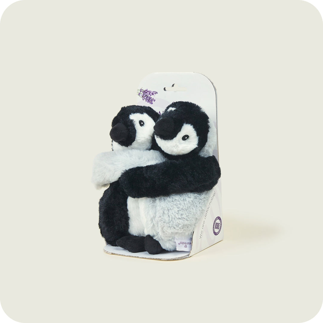 Warmies 9'' Warm Hugs Penguins - Fully Heatable Soft Toy Scented with French Lavender