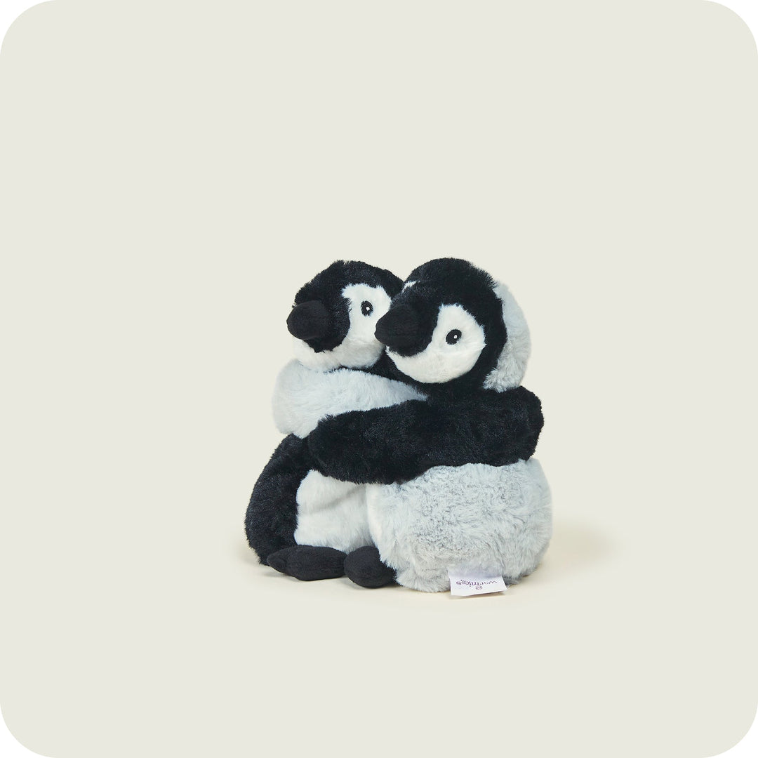 Warmies 9'' Warm Hugs Pinguine – vollständig erwärmbares Stofftier mit französischem Lavendelduft