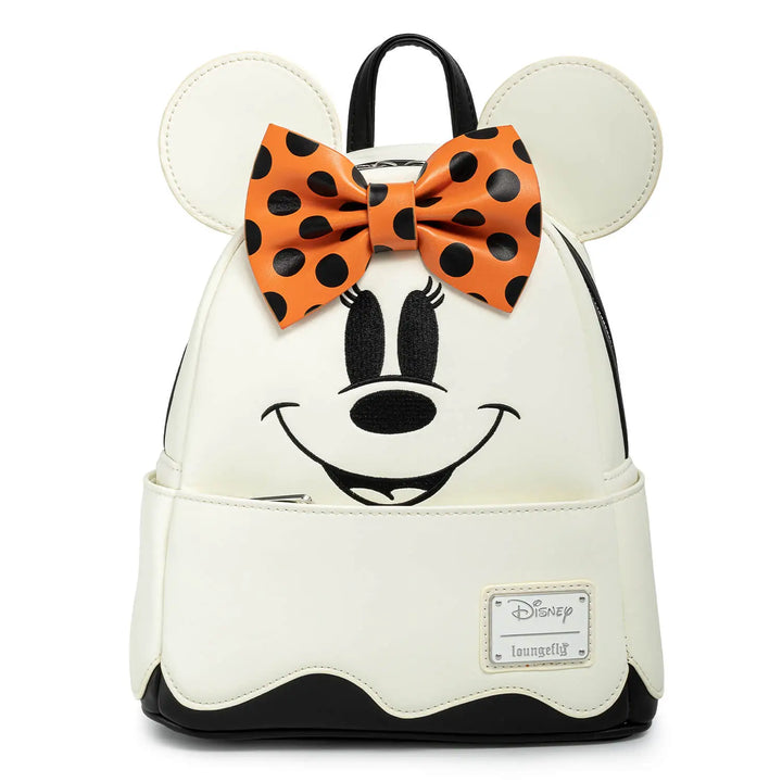 Loungefly Disney Ghost Minnie Glow In The Dark Cosplay Mini-Rucksack