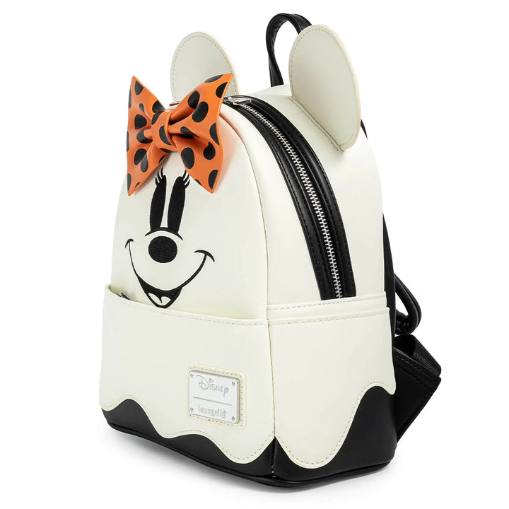 Loungefly Disney Ghost Minnie Glow In The Dark Cosplay Mini-Rucksack