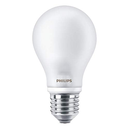 Philips LED-Leuchte 4,5 W ersetzt 40 W E27, warmweiß 2700 Kelvin, 470 Lumen, matt, E27, 4,50 Watt W, 230,00 Volt V