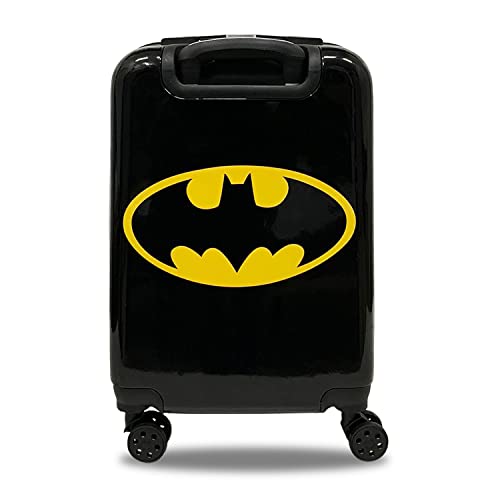 Batman DC Comics Gepäckspinner 4819 Kinder-Trolley-Koffer, Schwarz, Taglia Unica