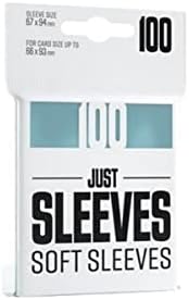 Gamegenic GGX10001 - Just Sleeves - Soft Sleeves (100 Sleeves)