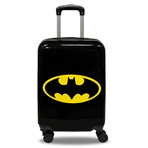 Batman DC Comics Luggage Spinner 4819 Kids Trolley Suitcase, Black, Taglia Unica