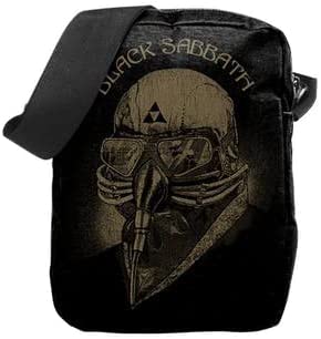 Rocksax Umhängetasche Black Sabbath Never Day Die Messenger Bag 21cm x 16cm x 5.