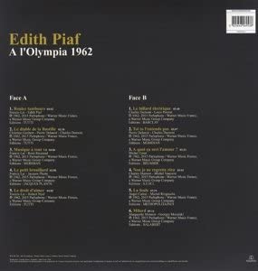 Édith Piaf – A L'Olympia 1962 – Vinyl [Vinyl]