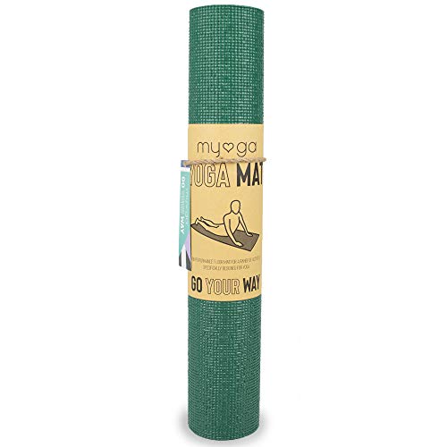 Myga RY1466 - Entry Level Yoga Mat - Exercise Fitness Mat for Pilates and Core W