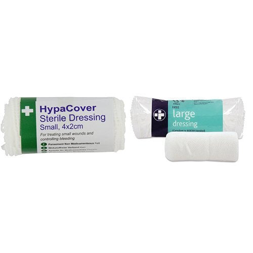 Safety First Aid D7880PK6 Sterile Dressing, Small, Set of 6 & Reliance Medical 1