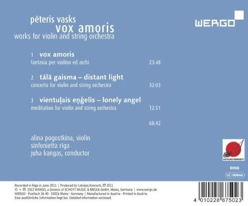 Gefäße; Vox amoris [Audio-CD]