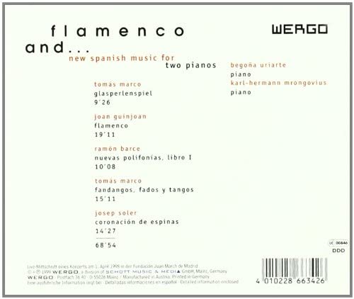 Spain - Flamenco and New Spanish Music for 2 Pianos [Audio CD]