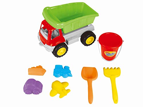 Dumper Truck Beach Set - 8-delig - Zomer/Strand/Zwembad Buitenplezier! zandbak zandbak