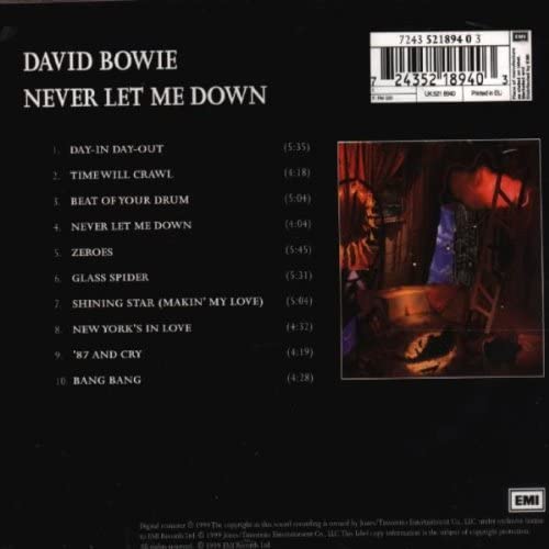 Never Let Me Down - David Bowie [Audio-CD]
