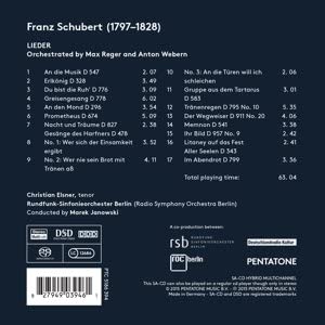 Schubert: Lieder [Audio-CD]